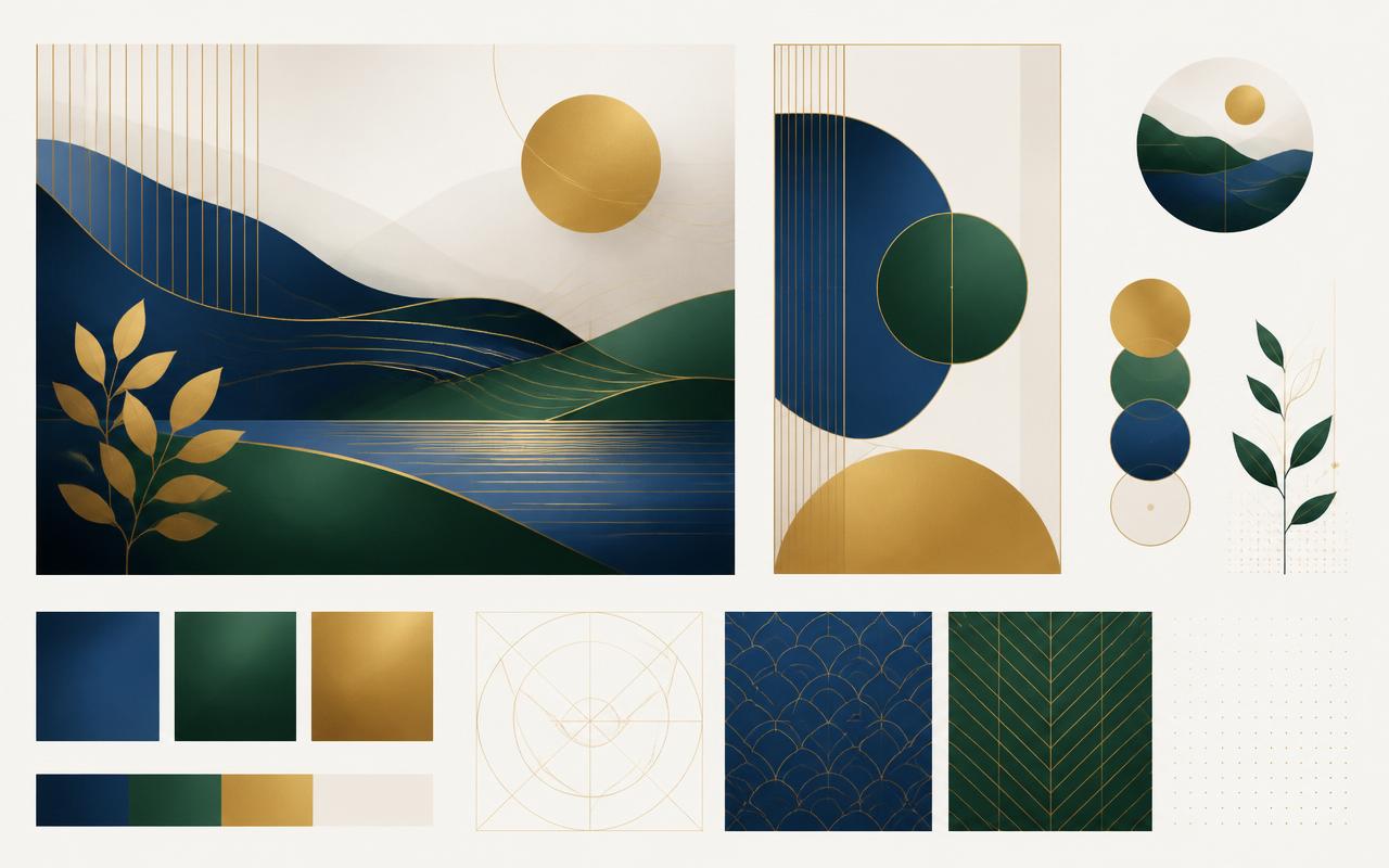 Illustration : compositions vectorielles avancées, motifs et systèmes de couleurs.